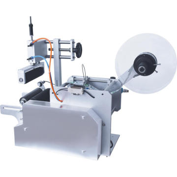 New Design Semi-Auto Round Bottle Labeling Machine for Round Bottle/Jar/Can/Vial/Plastic & Metal Tube